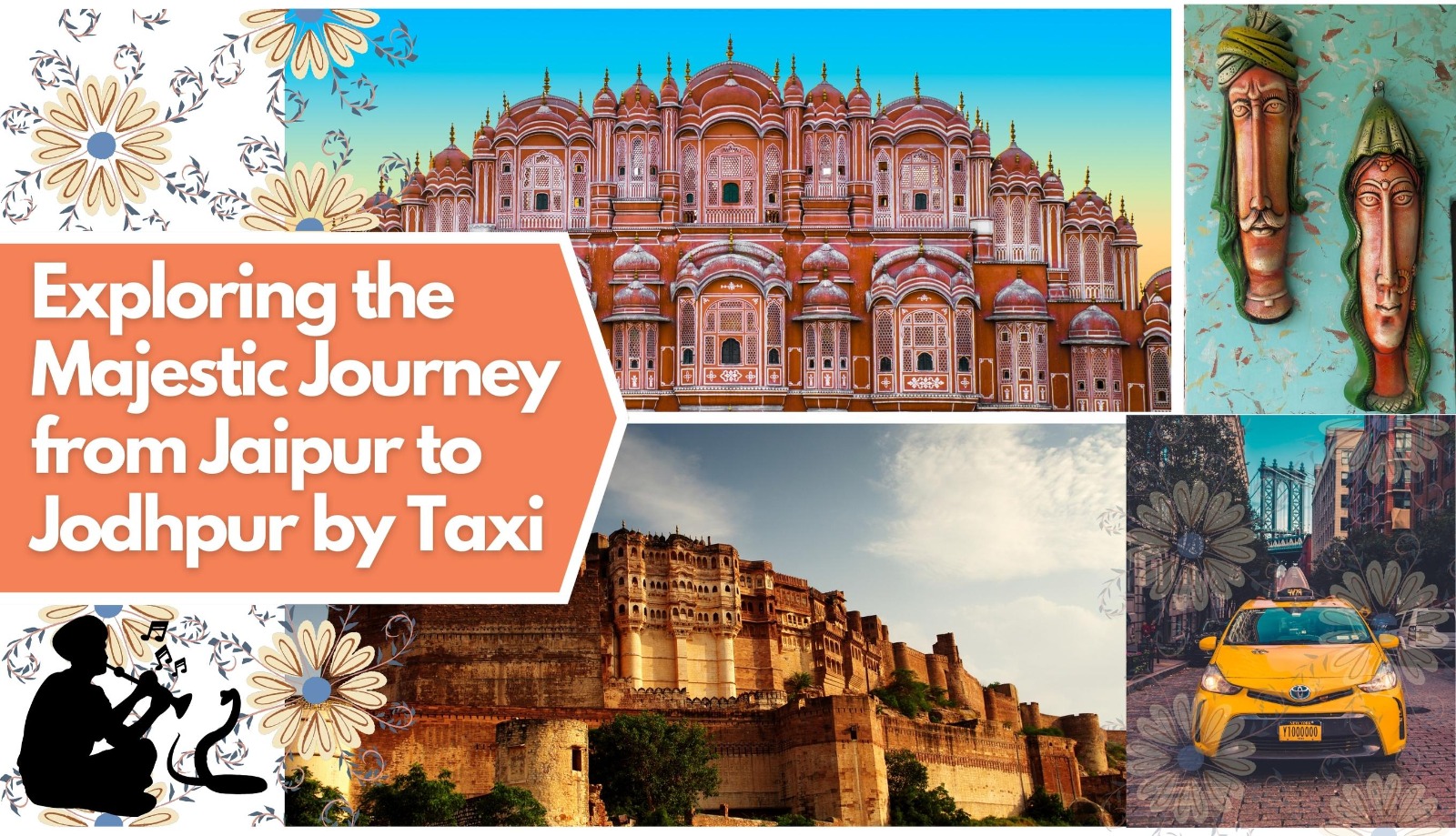 Exploring the Majestic Journey from Jaipur to Jodhpur by Taxi